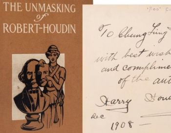 Novo recorde para livro autografado por Houdini, em leilão.
